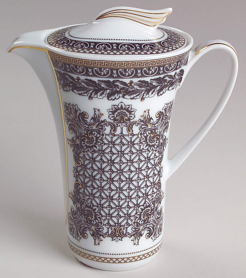 Marqueterie Mini Coffee Pot & Lid by Rosenthal - Continental-1
