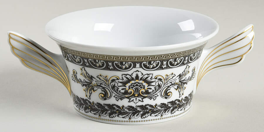 Marqueterie Flat Cream Soup Bowl by Rosenthal - Continental-1
