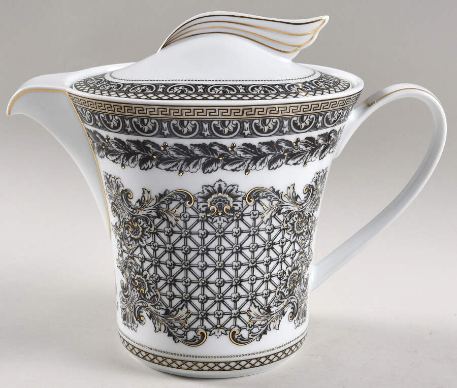 Marqueterie Teapot & Lid by Rosenthal - Continental-1
