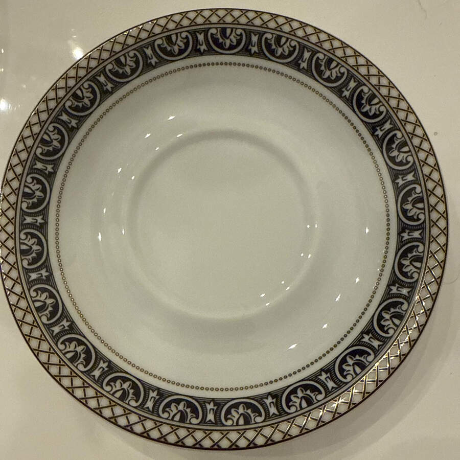 Marqueterie Saucer by Rosenthal - Continental-1