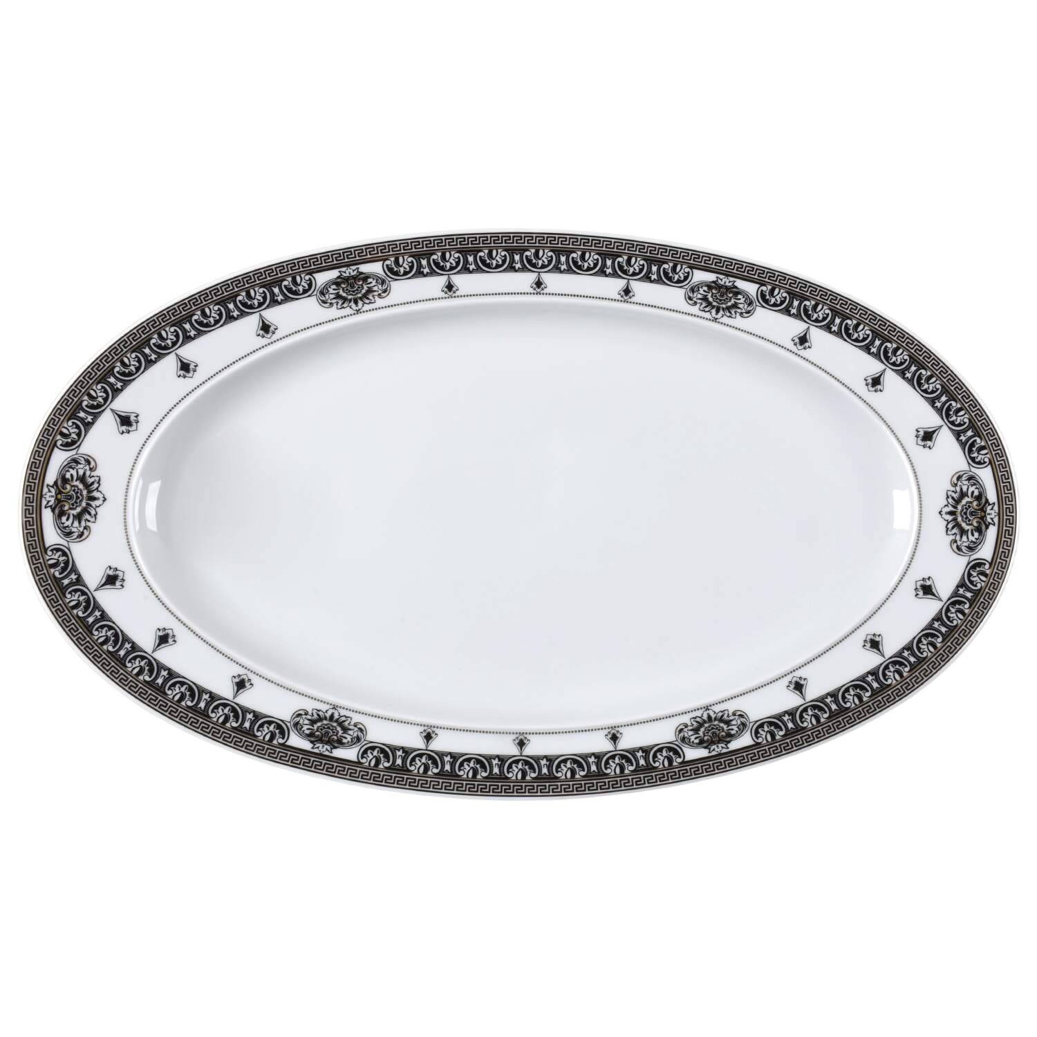 Marqueterie Fish Platter by Rosenthal - Continental-1