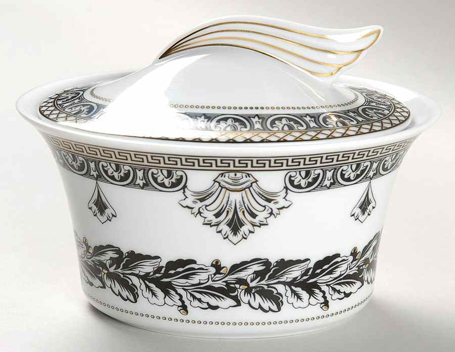 Marqueterie Sugar Bowl & Lid by Rosenthal - Continental-1