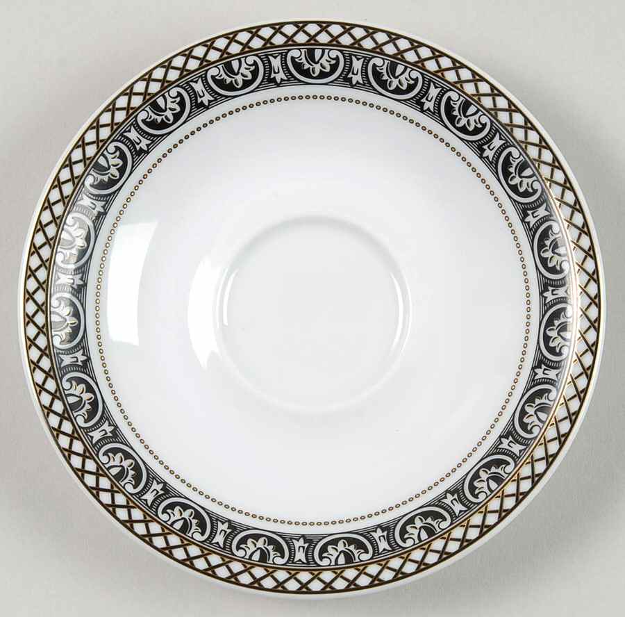Marqueterie Saucer for Demitasse Cup by Rosenthal - Continental-1