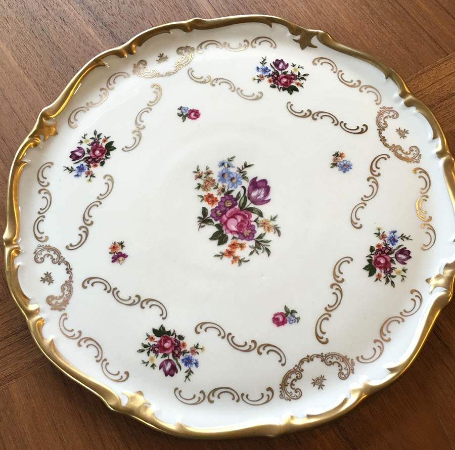 1023P Cake Plate by Reichenbach-1