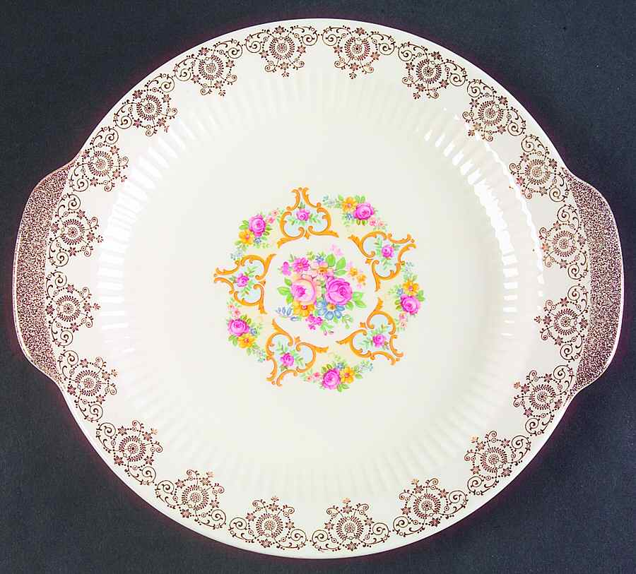 RYL106 Handled Cake Plate by Royal (USA)-1