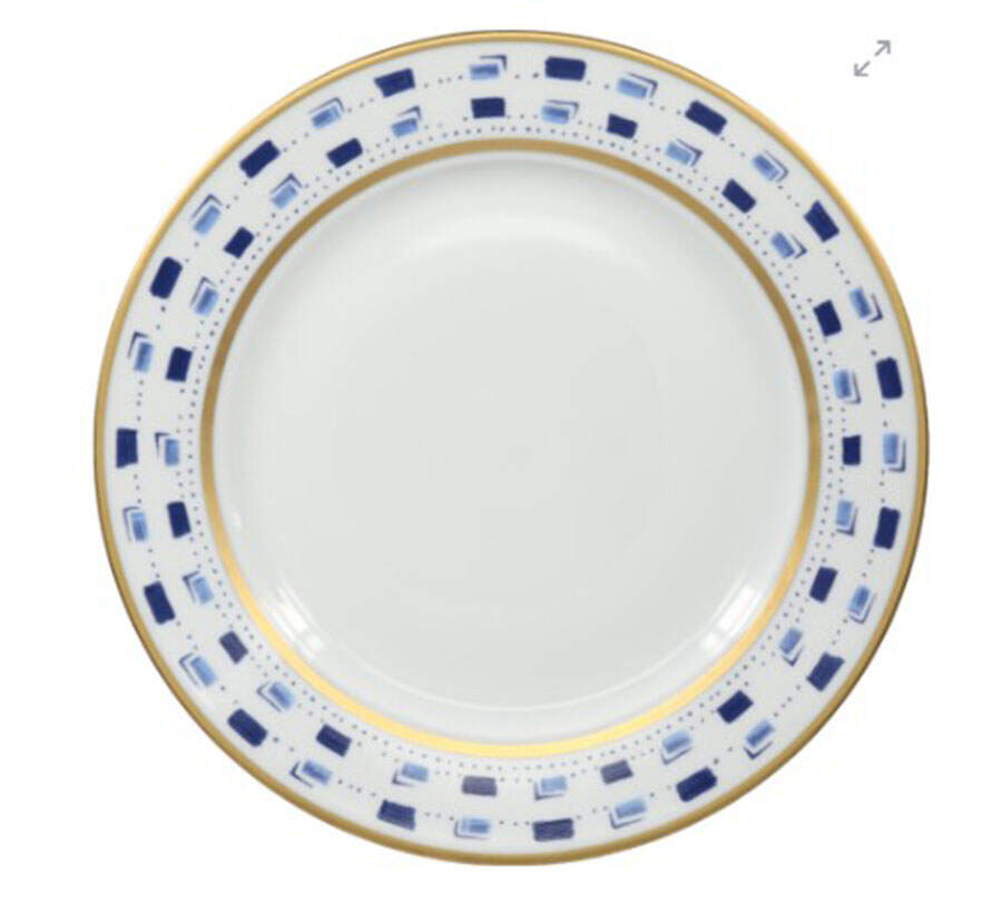 La Bocca Blue Salad Plate by Royal Limoges-1