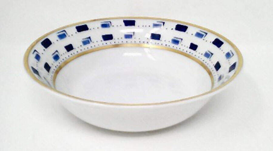 La Bocca Blue Deep Soup/Cereal Bowl by Royal Limoges-1