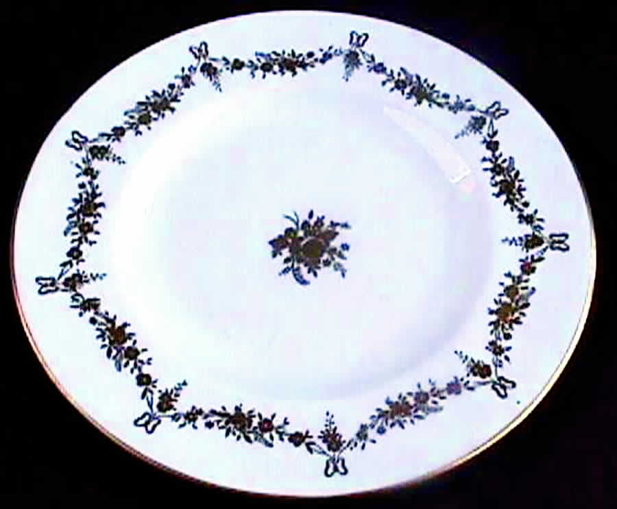 Silhouette Bread & Butter Plate by Royal Crown Derby-1