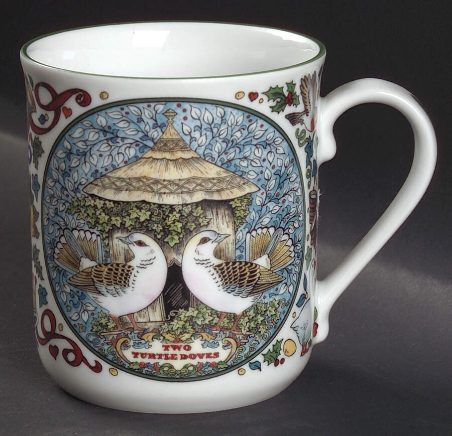 Twelve Days of Christmas Mug by Royal Worcester-1