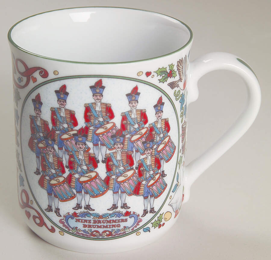 Twelve Days of Christmas Mug by Royal Worcester-1