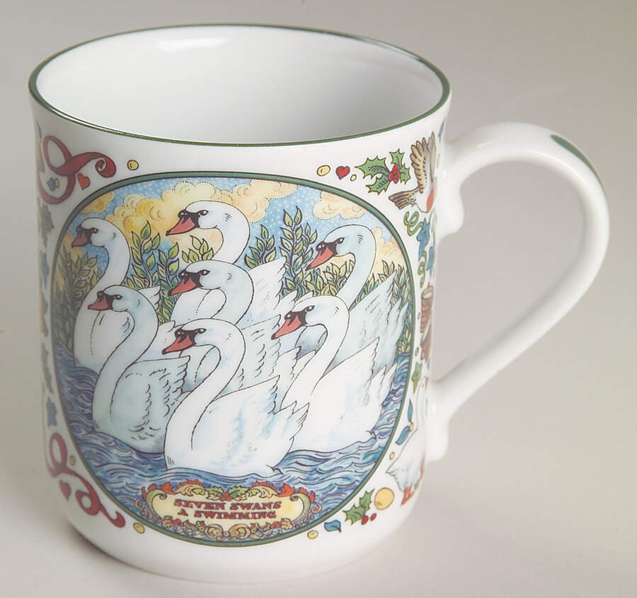 Twelve Days of Christmas Mug by Royal Worcester-1