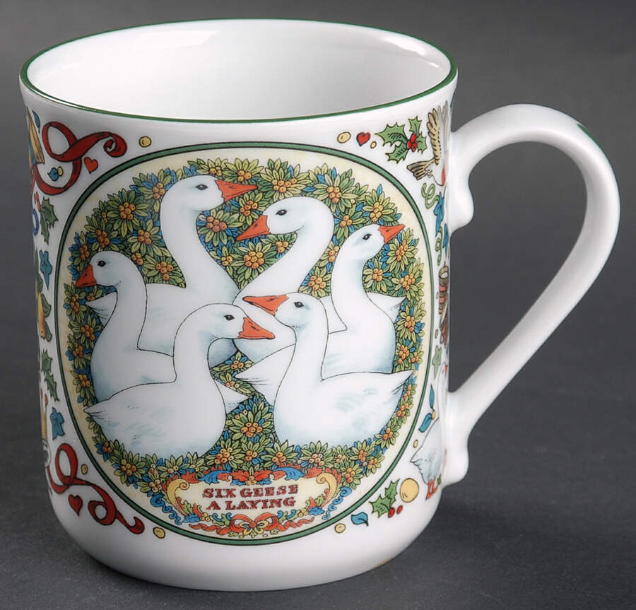 Twelve Days of Christmas Mug by Royal Worcester-1