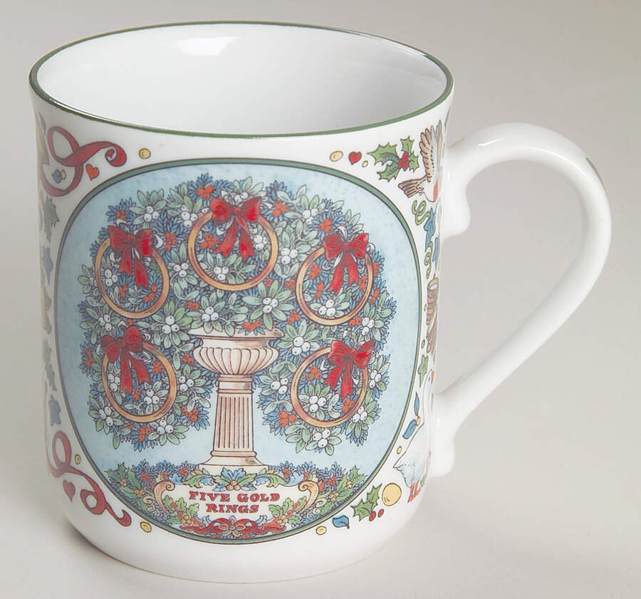 Twelve Days of Christmas Mug by Royal Worcester-1
