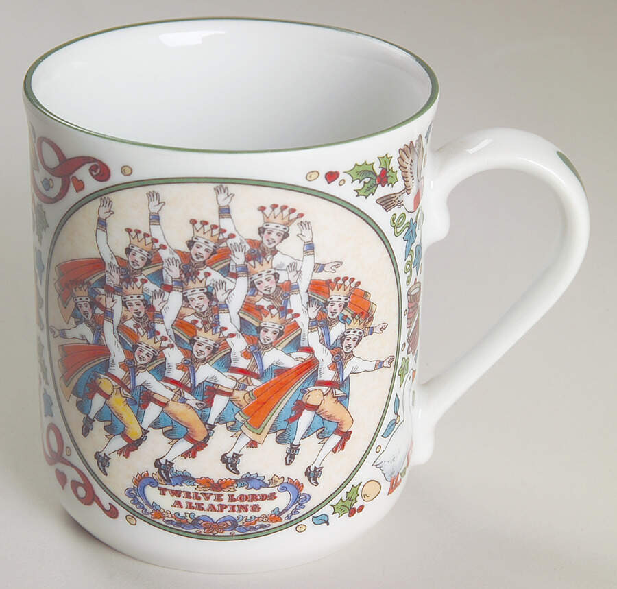 Twelve Days of Christmas Mug by Royal Worcester-1