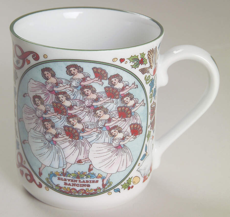 Twelve Days of Christmas Mug by Royal Worcester-1
