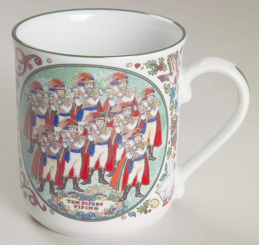 Twelve Days of Christmas Mug by Royal Worcester-1