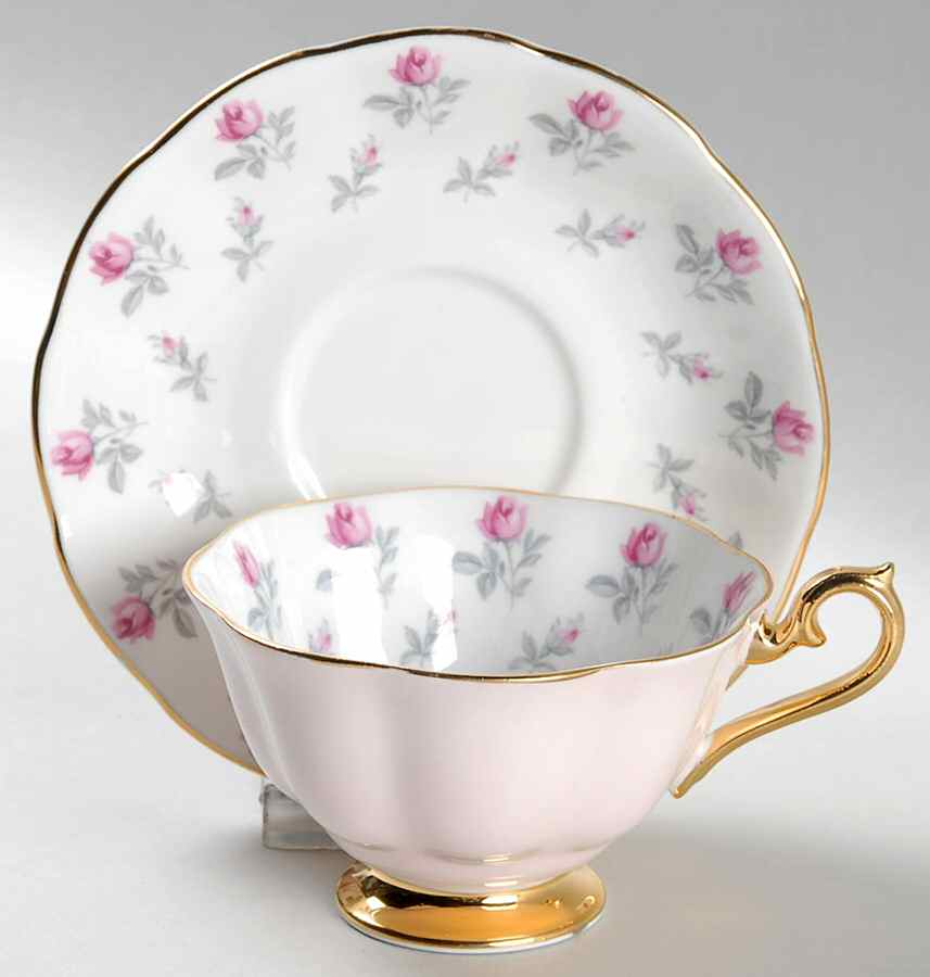 Winsome Footed Cup & Saucer Set by Royal Albert-1