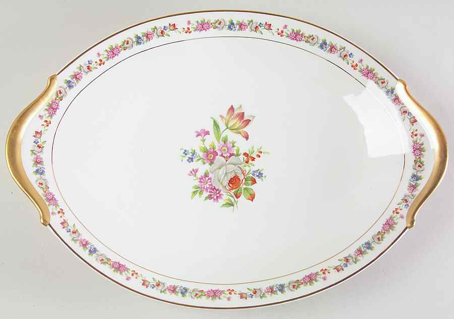 RYD13 16" Oval Serving Platter by Raynaud-1