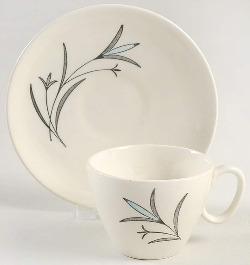 Ballet Flat Cup & Saucer Set by Royal (USA)-1