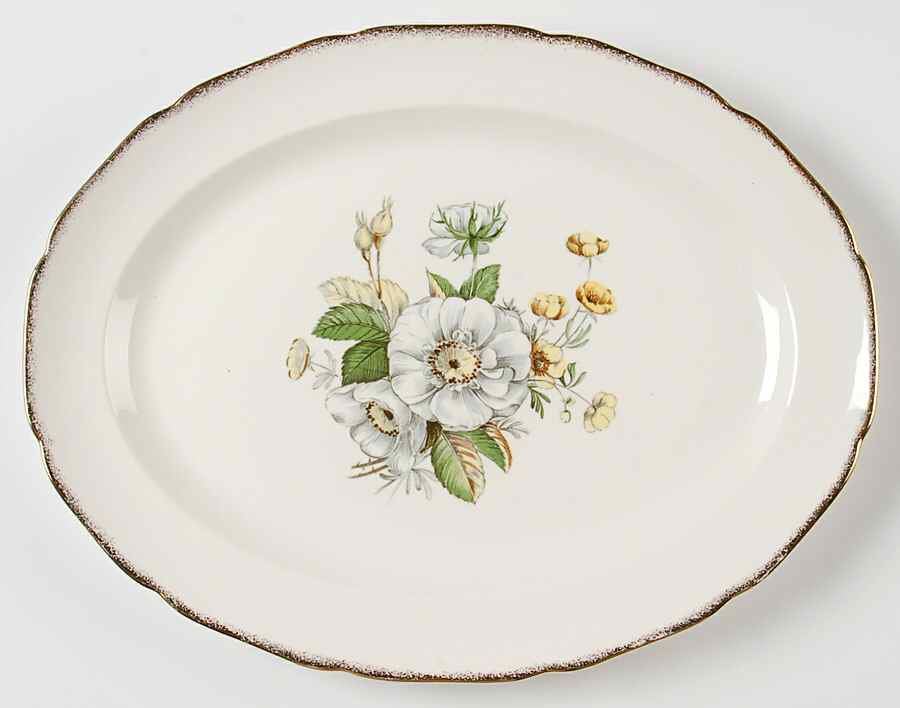 Linda 13" Oval Serving Platter by Canonsburg-1