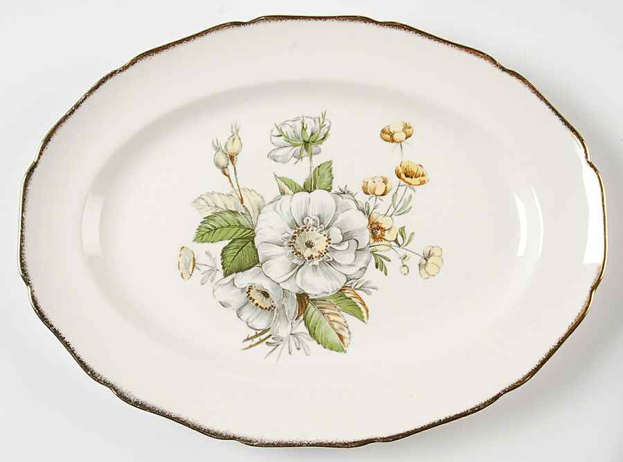 Linda 11" Oval Serving Platter by Canonsburg-1
