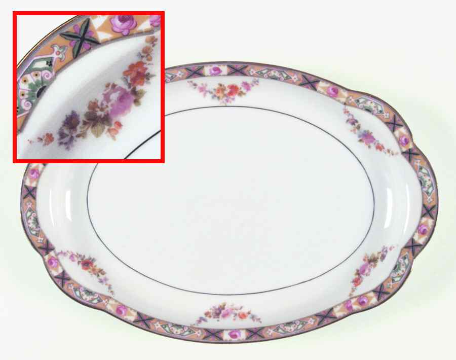 ROB202 14" Oval Serving Platter by Royal Bayreuth-1