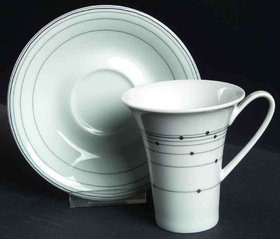 Eternite Flat Cup & Saucer Set by Rosenthal - Continental-1