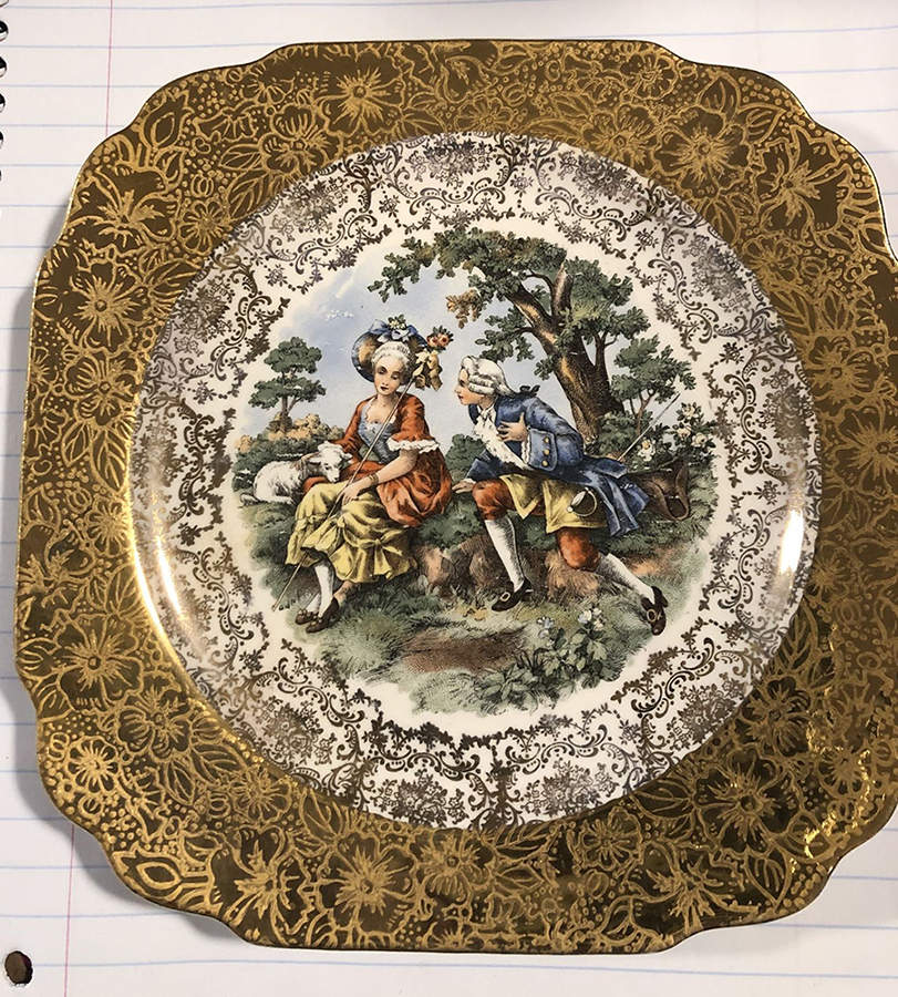 RYL109 Square Salad Plate by Royal (USA)-1