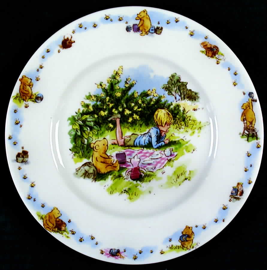 Classic Pooh Child's Plate by Royal Doulton-1