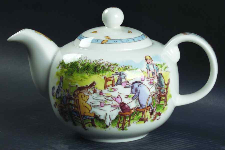 Classic Pooh Teapot & Lid by Royal Doulton-1