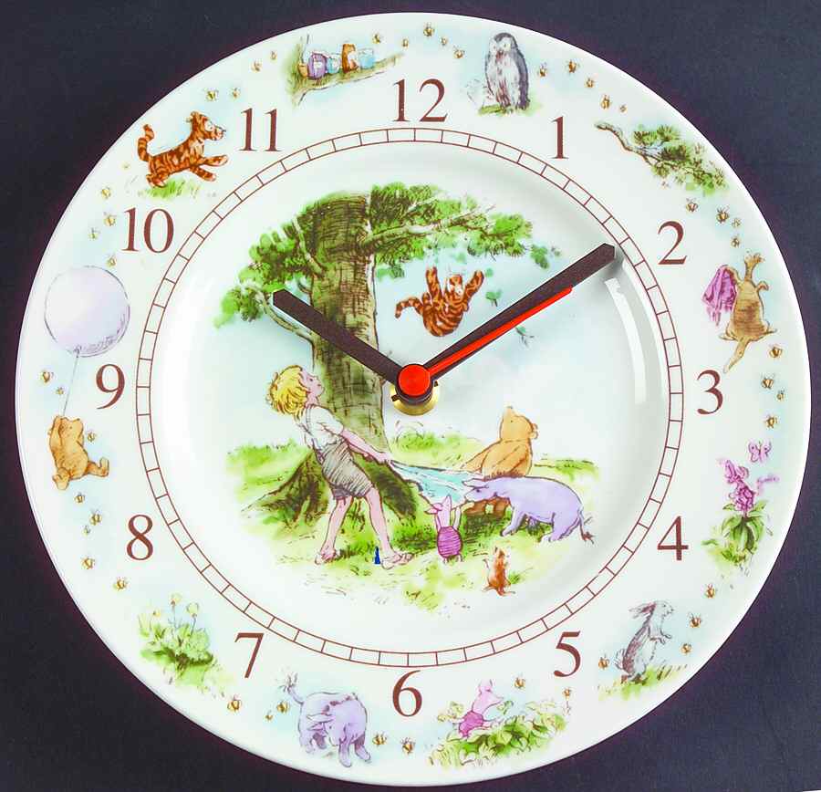 Classic Pooh Hanging Wall Clock by Royal Doulton-1