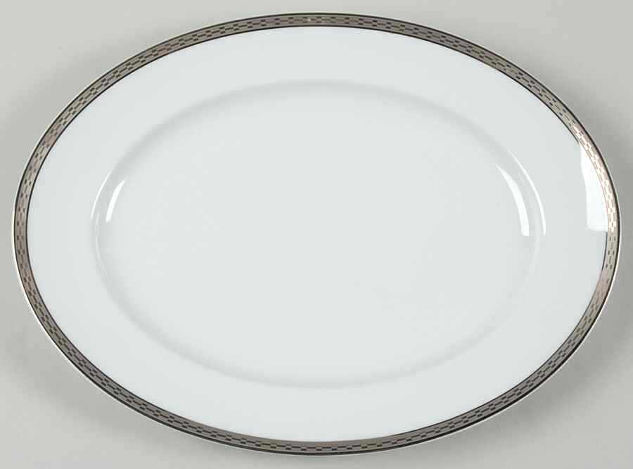 Crown Platinum 12" Oval Serving Platter by Rosenthal - Continental-1
