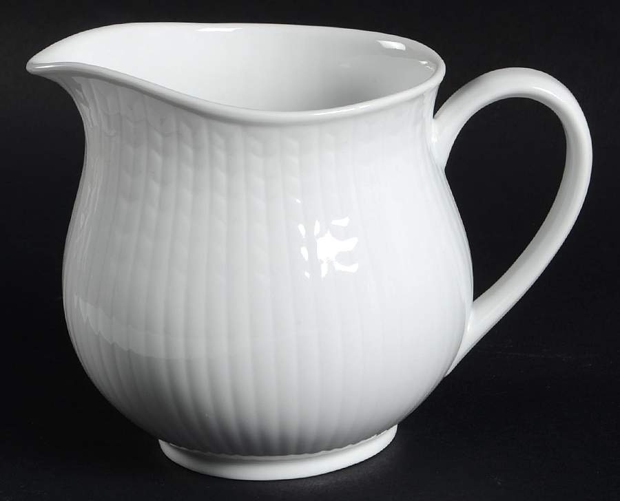 Swedish Grace Snow (White) Creamer by Rorstrand-1