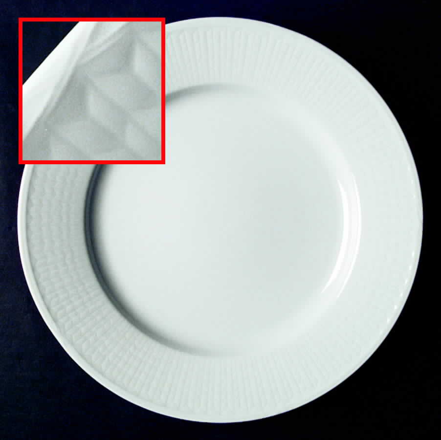 Swedish Grace Snow (White) Dinner Plate by Rorstrand-1