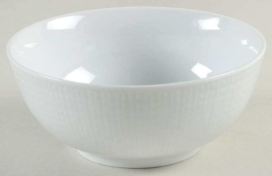 Swedish Grace Snow (White) 6" Round Serving Bowl by Rorstrand-1