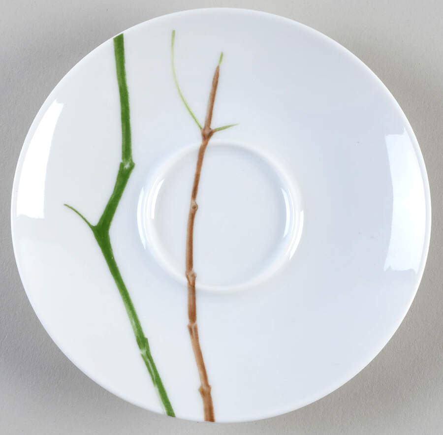 Verdures Saucer for Footed Cup by Raynaud-1