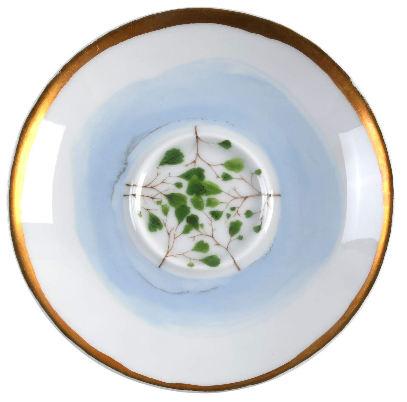 Verdures Saucer for Footed Cup by Raynaud-1