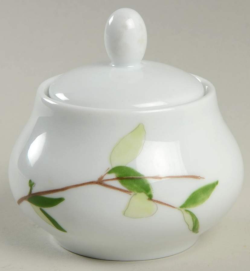 Verdures Sugar Bowl & Lid by Raynaud-1