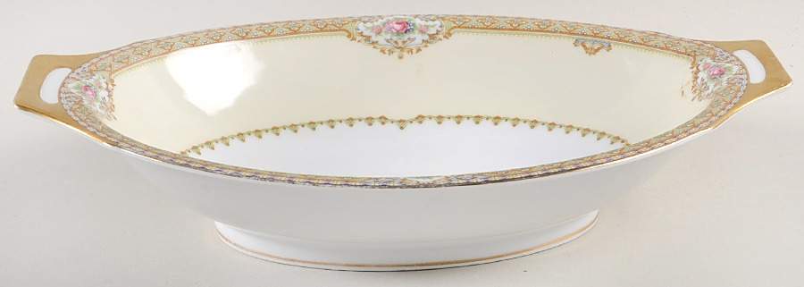 Akron 11" Oval Vegetable Bowl by Royal Embassy-1