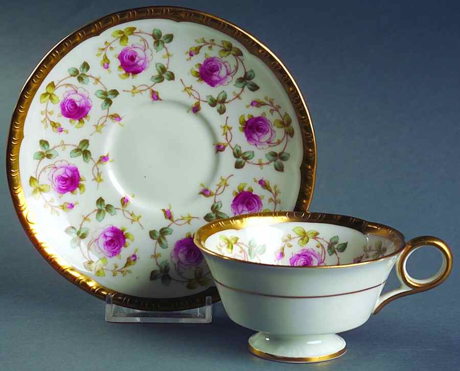 N5286 Footed Cup & Saucer Set by Royal Cauldon-1