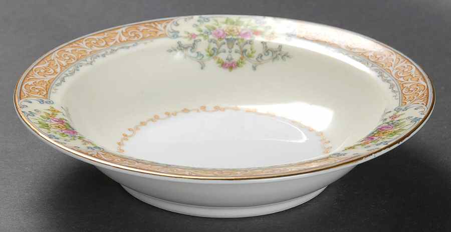 RO16 Rim Fruit/Dessert (Sauce) Bowl by Rose (Japan)-1