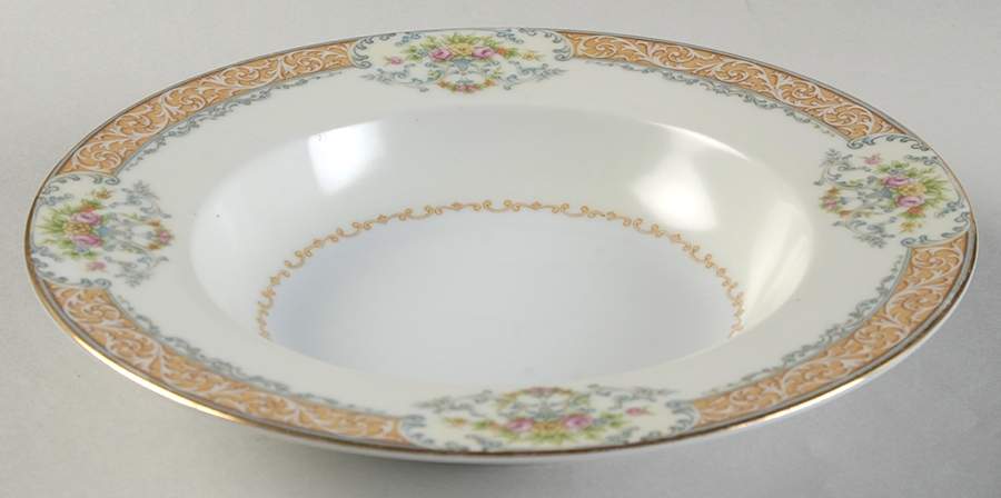 RO16 Rim Soup Bowl by Rose (Japan)-1