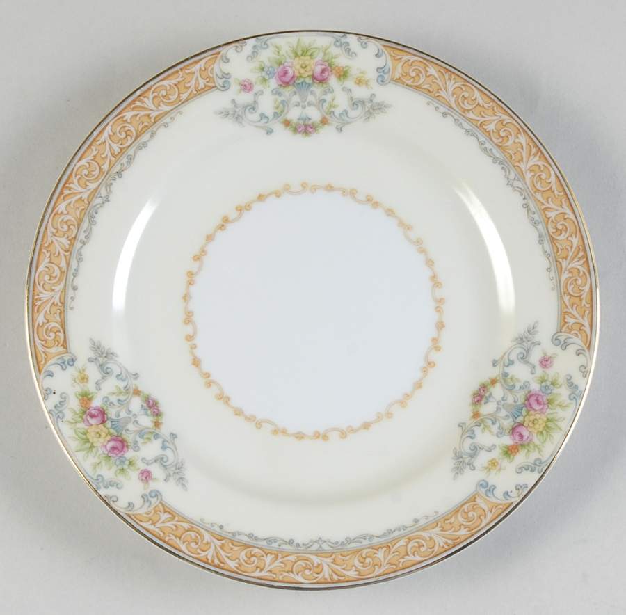 RO16 Bread & Butter Plate by Rose (Japan)-1