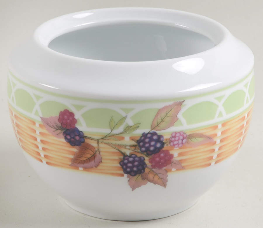 Evesham Orchard Sugar Bowl No Lid by Royal Worcester-1