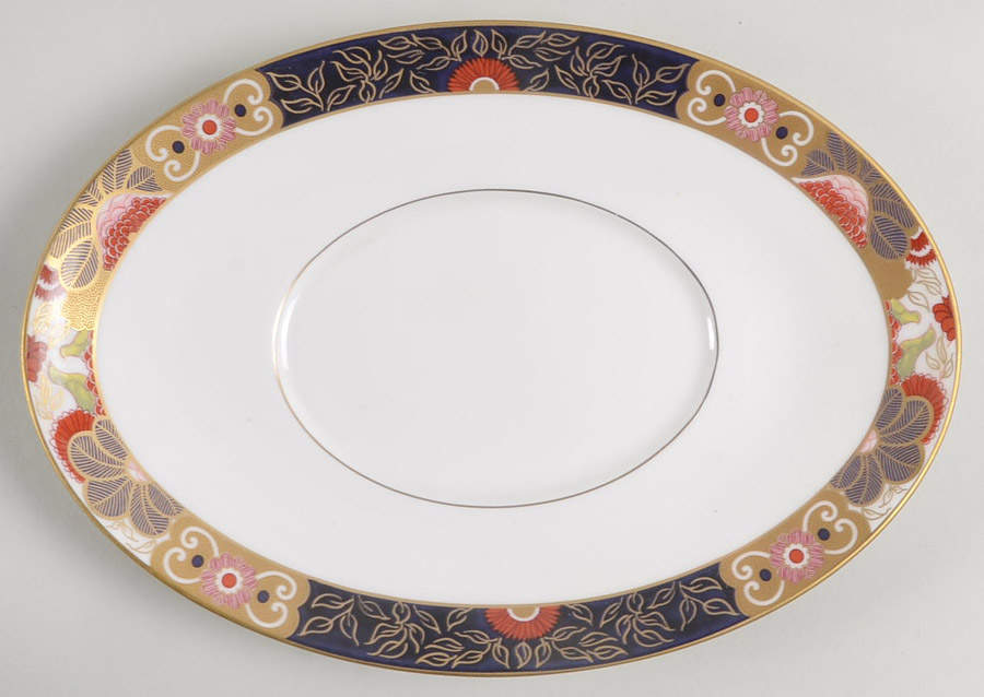 Lord Nelson Underplate for Gravy Boat by Royal Worcester-1