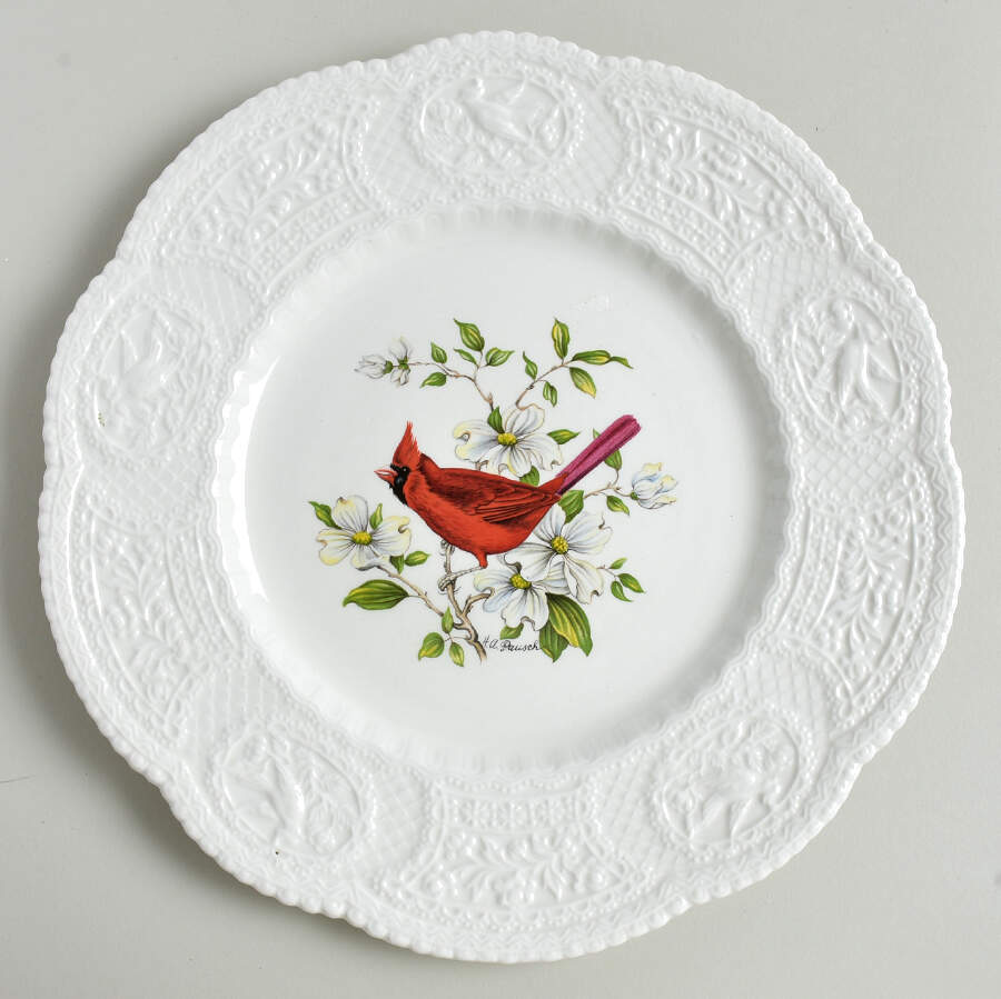 Aviary Dinner Plate by Royal Cauldon-1