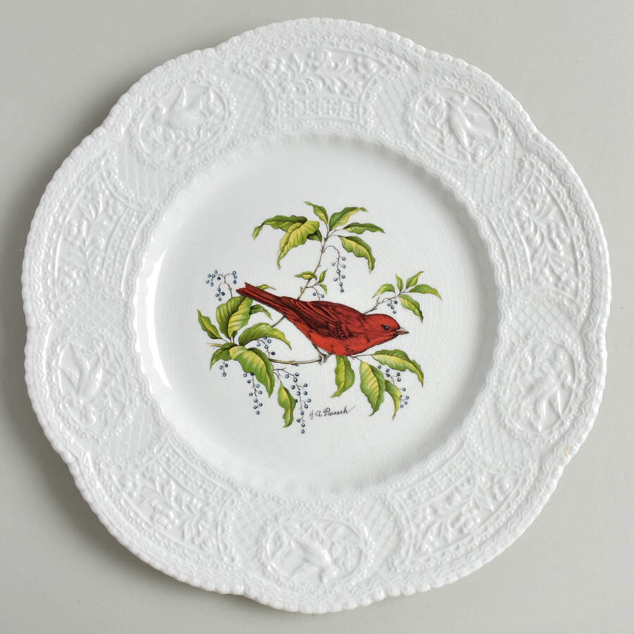 Aviary Dinner Plate by Royal Cauldon-1