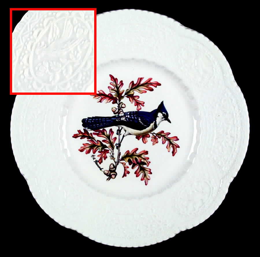 Aviary Luncheon Plate by Royal Cauldon-1
