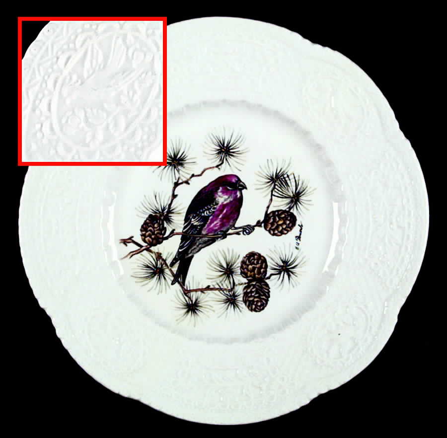 Aviary Luncheon Plate by Royal Cauldon-1