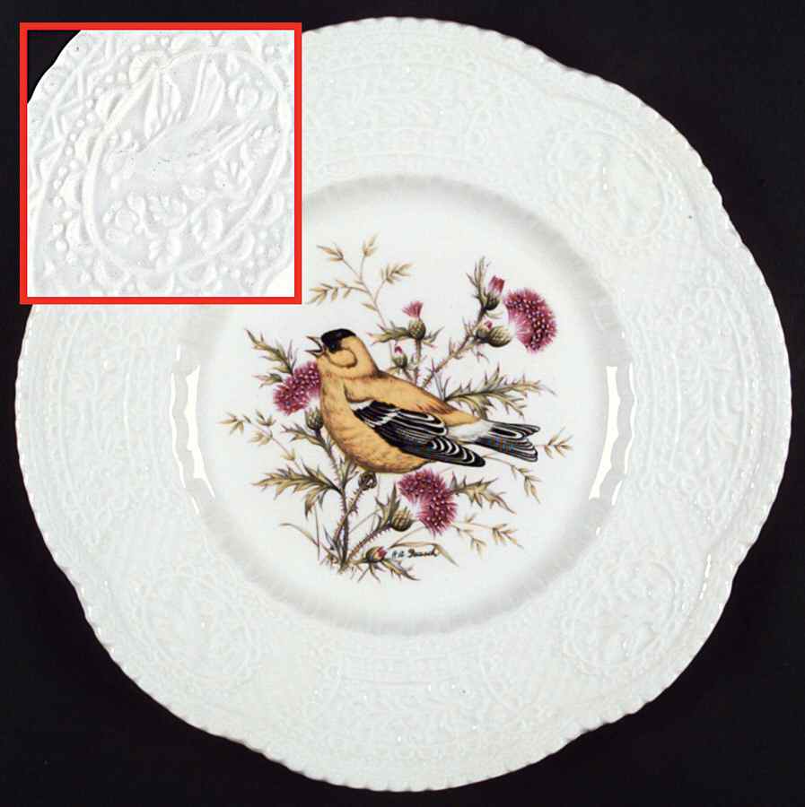 Aviary Luncheon Plate by Royal Cauldon-1